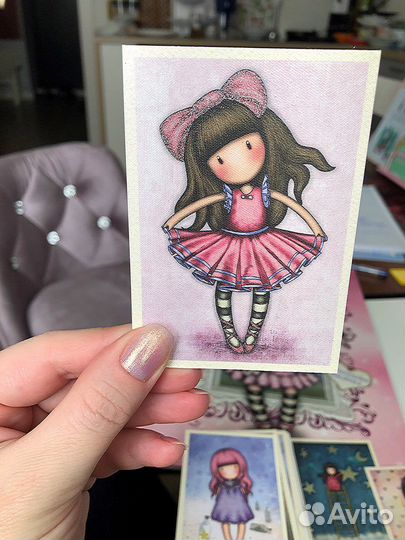 Наклейки gorjuss santoro panini