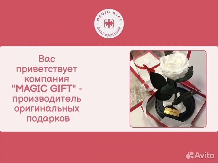 Роза в колбе. Большой выбор