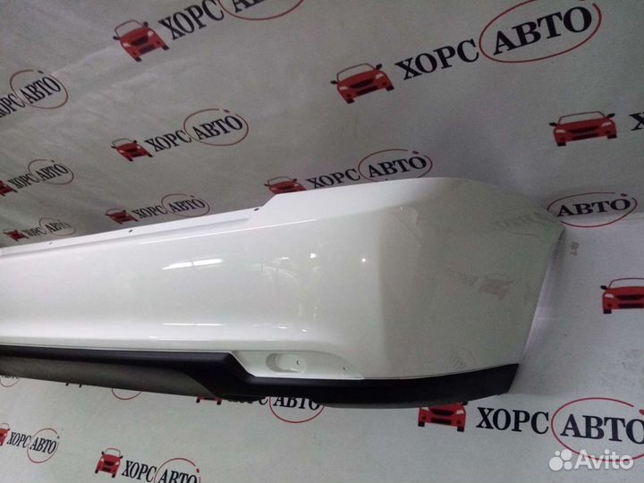 Бампер задний приора 21724 хетчбек белый