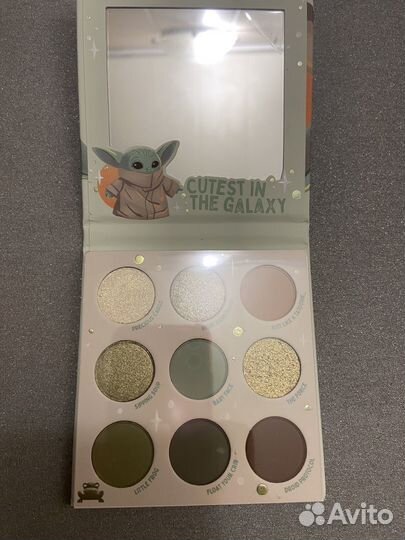 Палитра теней colorpop mandalorian the child