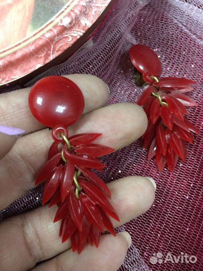 Клипсы СССР бижутерия