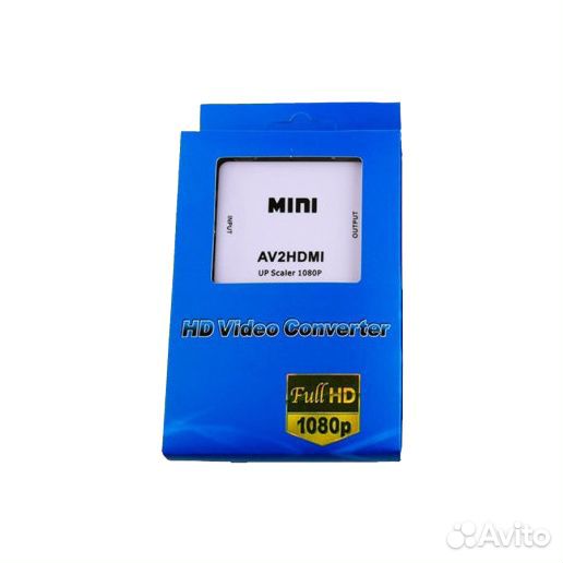 Переходник 3RCA (AV/тюльпаны) на hdmi с USB