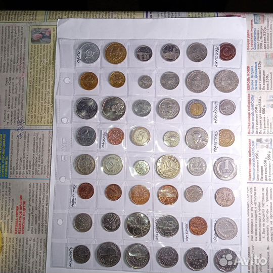 Монеты разных стран