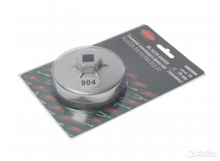 Съемник фильтров масляных 79мм 15-ти гранный чашка