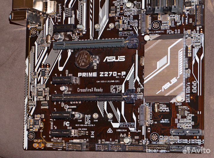 Топовая на 1151 Asus Z270 -P Трейдин