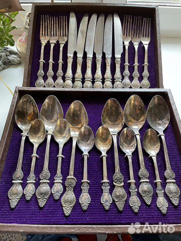 Столовый набор мельхиоровые СССР