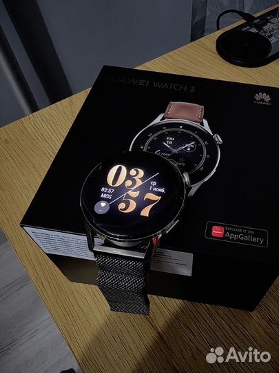 Huawei watch 3 LTE Classic Brown