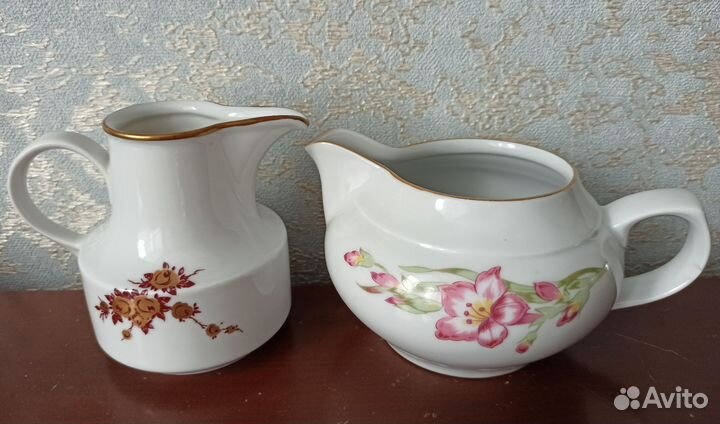 Винтажные молочники, сливочники. Германия. ГДР