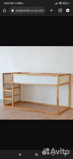 Кровать двухъярусная IKEA Kura