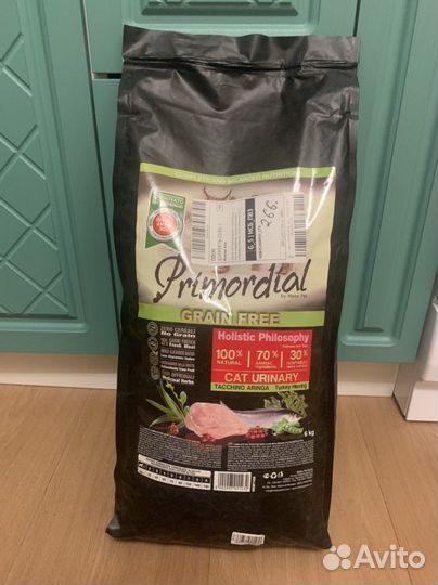 Сухой корм для кошек Primordial 6кг