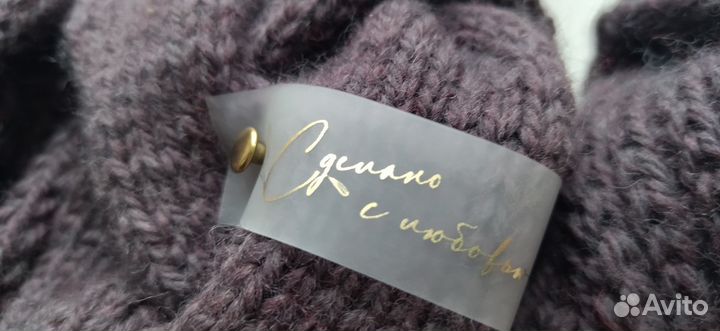 Повязка на голову вязаная