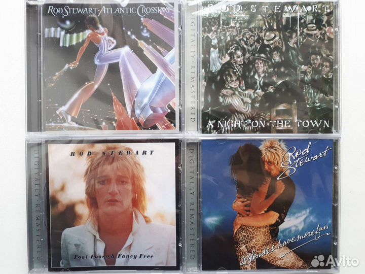 CD диски Rod Stewart, The Faces, Bonnie Tyler