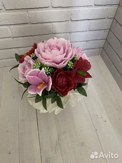 Букет из мыла