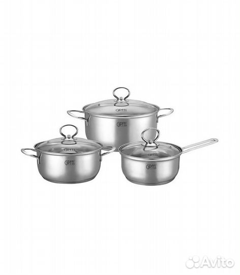 Набор посуды из нержавеющей стали Gipfel Sofia 061