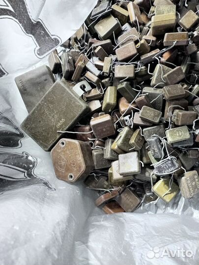 Конденсаторы СССР ксо серебро