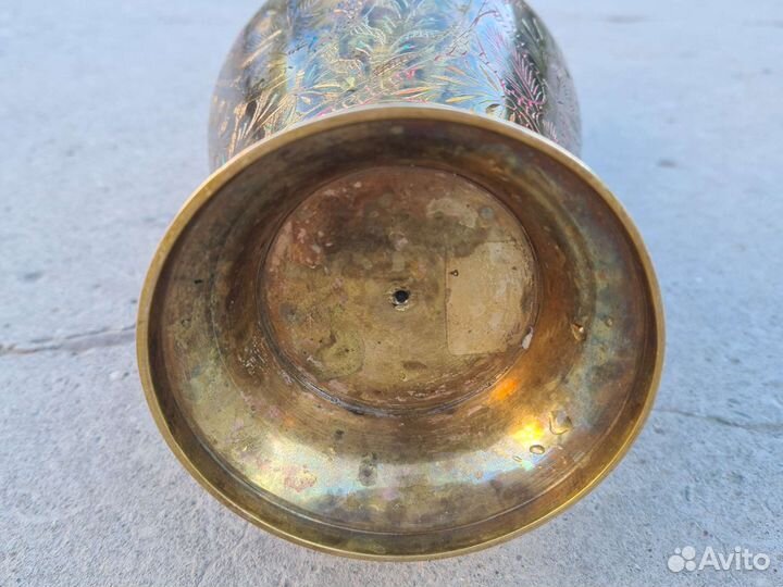 Ваза индия латунь