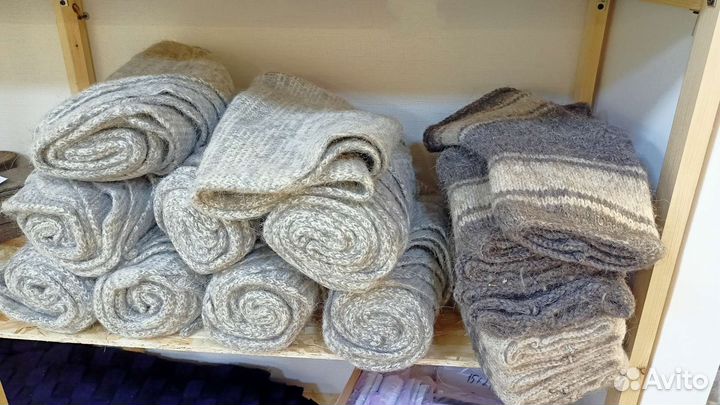 Шерстяные пояса и наколенники