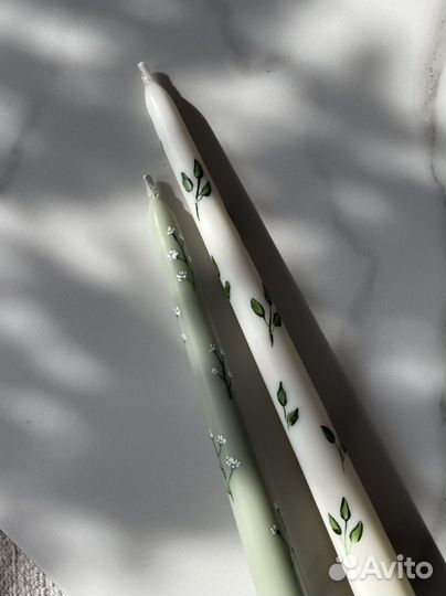 Расписные свечи в подарок