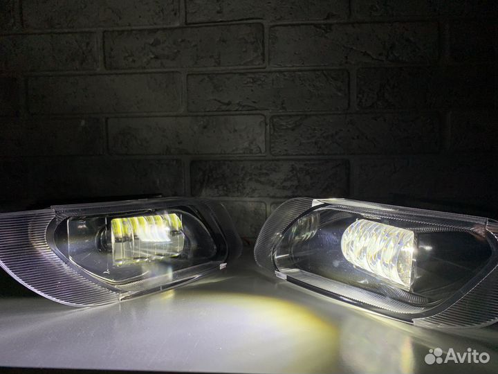 Противотуманные LED фары на Daewoo Nexia