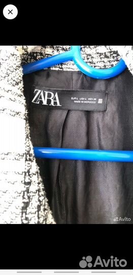 Твидовый пиджак zara