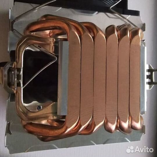 Кулер для процессора 6 тепло трубок Два кулера Be