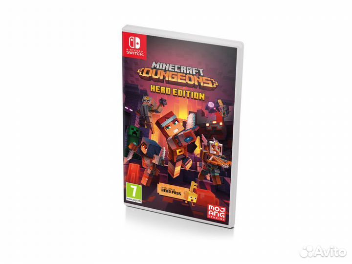 Minecraft Dungeons Hero Edition, б/у (Switch)