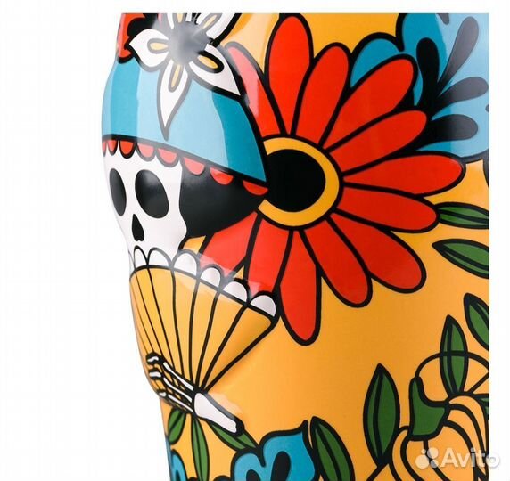 Дозатор для мыла настольный керамика желтый