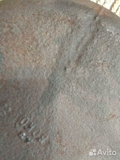 Сковорода старинная чугунная коллекционная