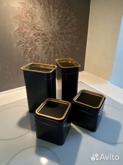 Банки для сыпучих продуктов IKEA (только цветные)