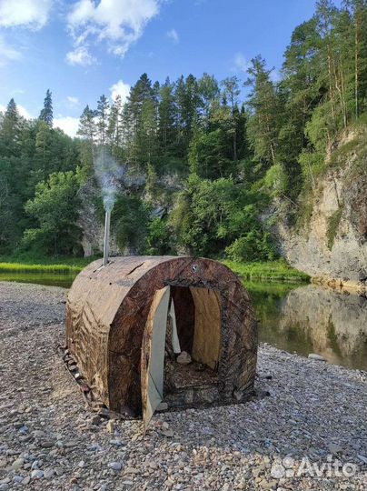Туристическая походная палатка баня, аренда