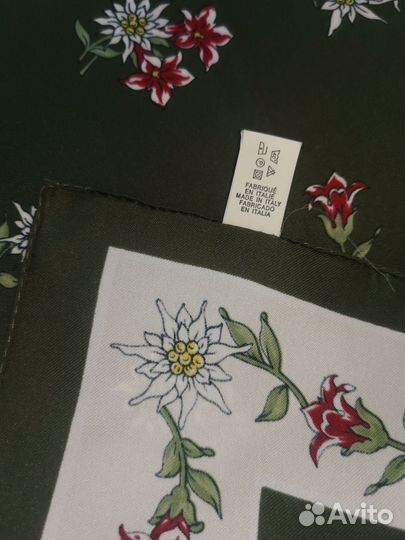 Эдельвейс и горянка стильный платок