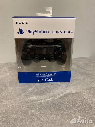 Геймпад PS4 беспроводной (Черный)