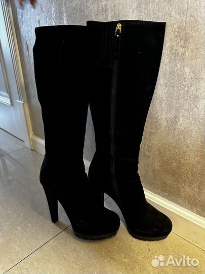 Сапоги Sergio Rossi 39 р натуральная замша