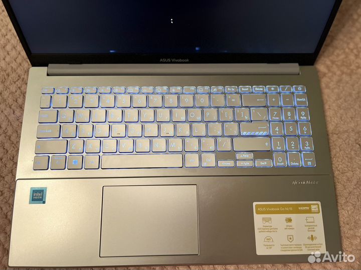 Продается ноутбук asus vivobook go