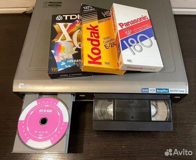 DVD S-VHS Ресивер 6Head Tuner Amplifier Samsung