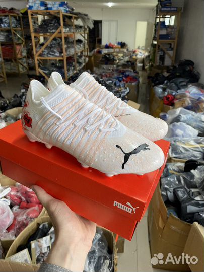 Бутсы Puma белые