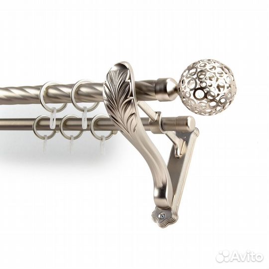 Карниз для штор двухрядный 3.5 м