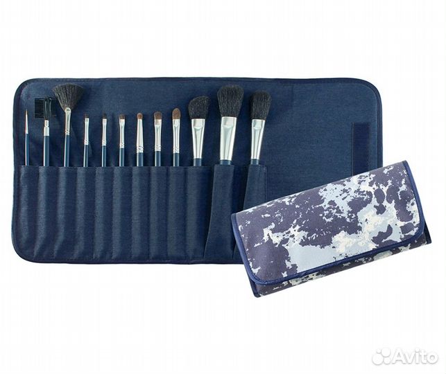 Набор кистей для макияжа Valeri-D 12 шт новый