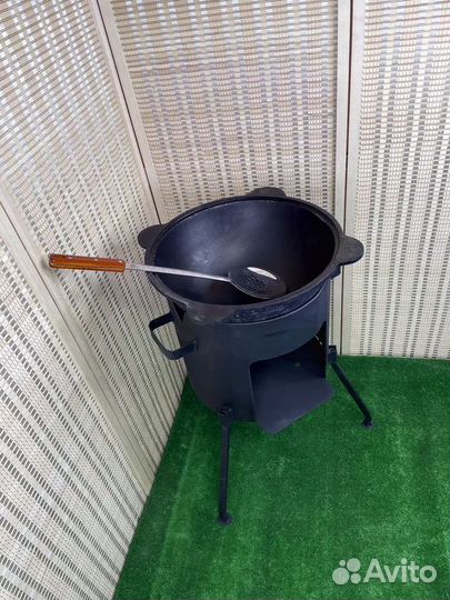 Казан 8 литров с печкой