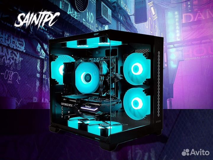 Игровой пк на видеокарте RX и i3