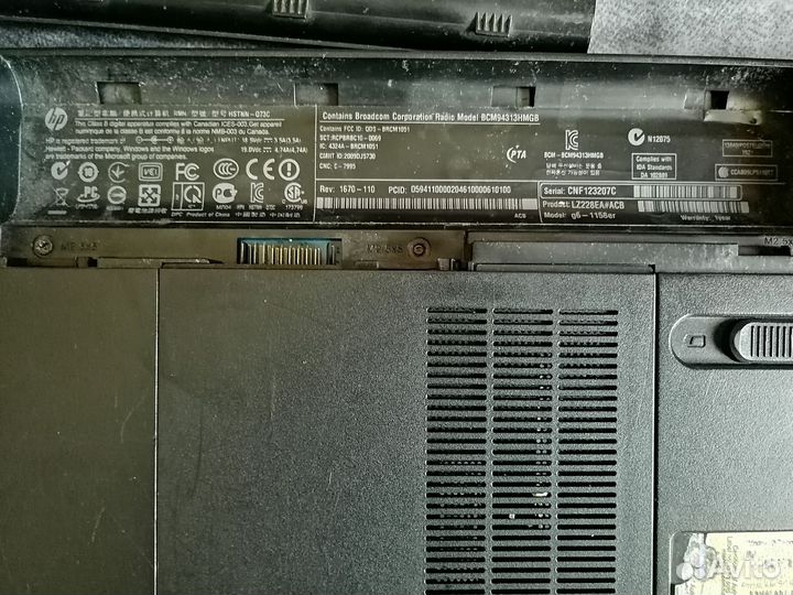 Ноутбук HP g6-1158er