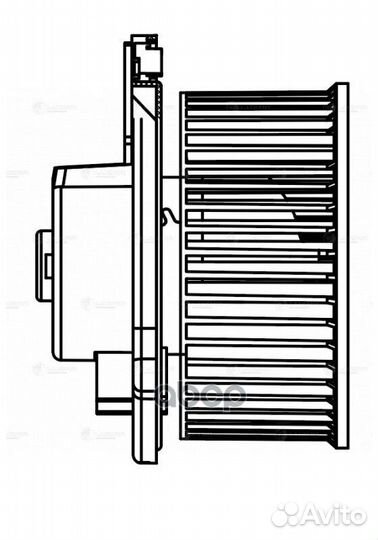 Э/вентилятор отоп. для а/м Subaru Forester (S13