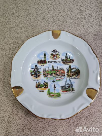 Пепельница фарфоровая декоративная Германия