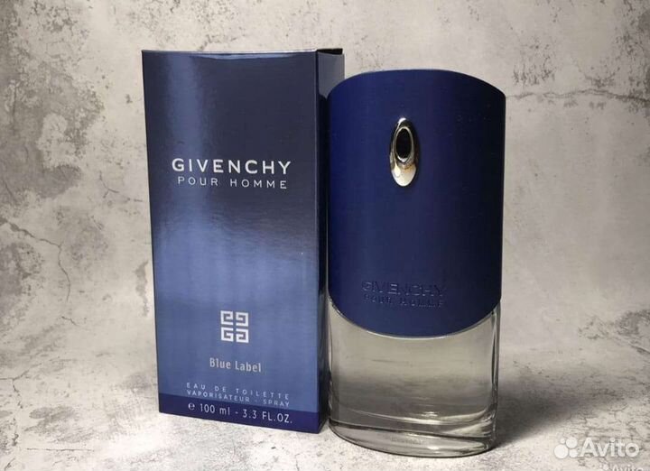 Givenchy pour homme blue label мужские духи 100ml