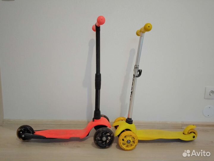 Самокат детский трехколесный бу