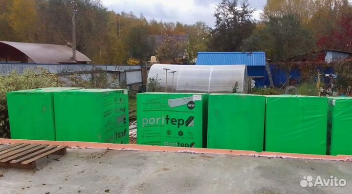 Газосиликатные блоки Поритеп