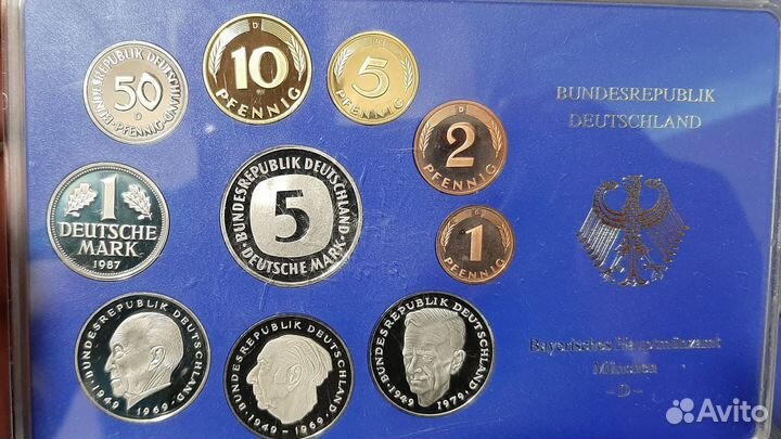 Набор фрг пруф 1977-1993 года