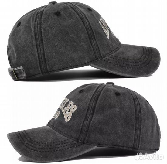 Бейсболка летняя унисекс стильная с потертостями