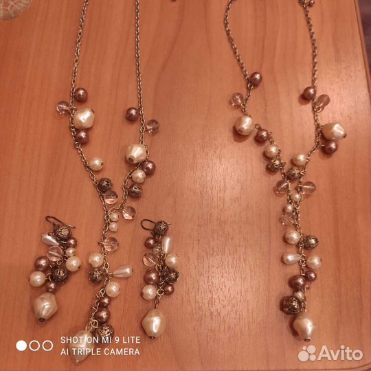 Ожерелье и серьги