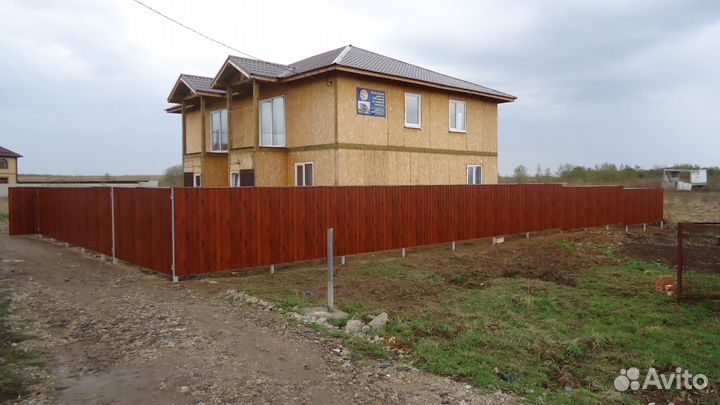 Забор из профнастила